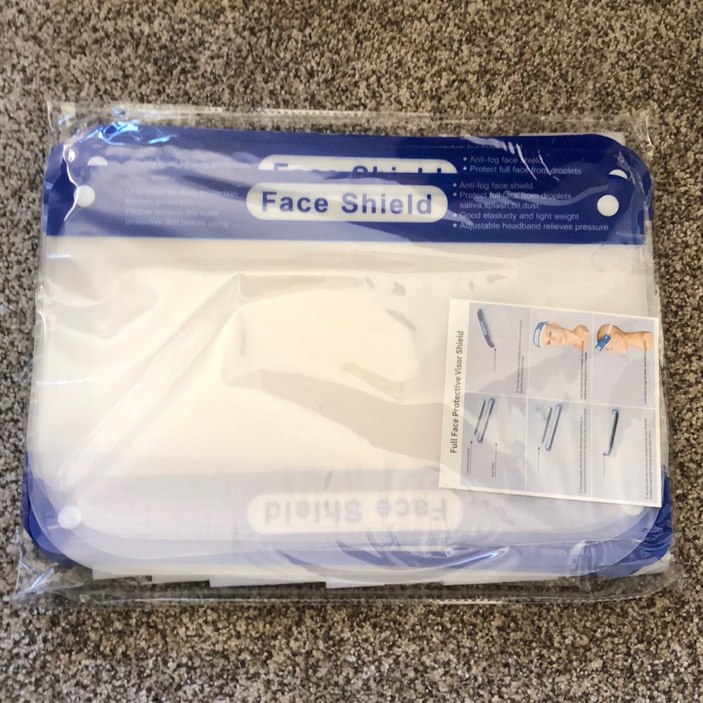 Face Shield Masks - Set of 10